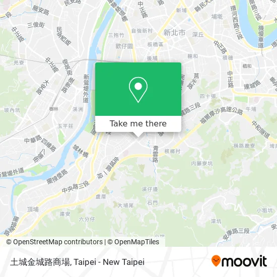 土城金城路商場 map