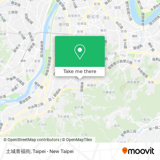 土城青福街 map