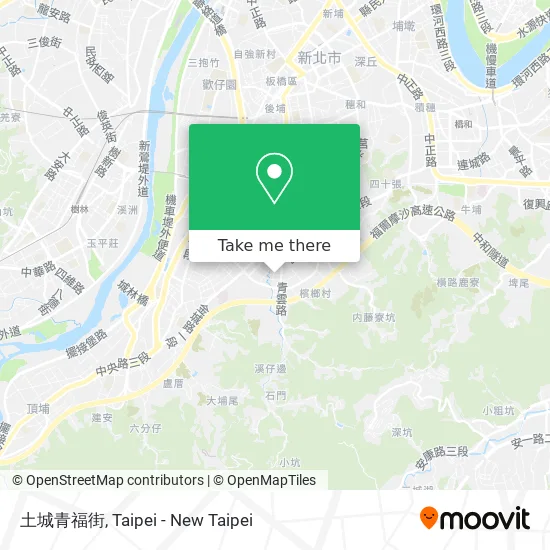 土城青福街 map