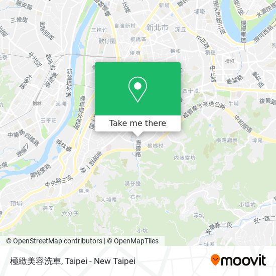 極緻美容洗車 map