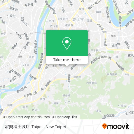 家樂福土城店 map