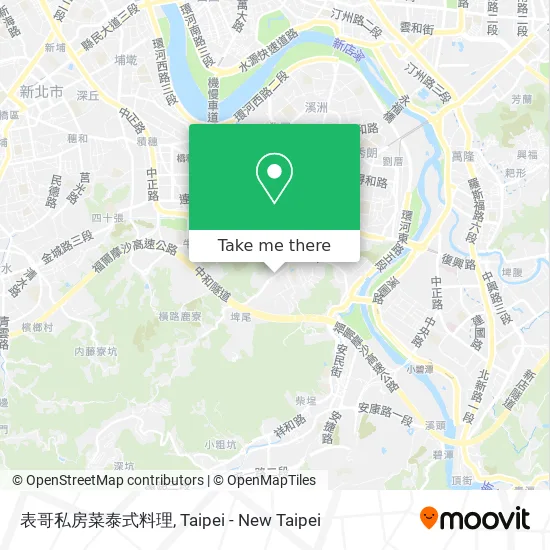 表哥私房菜泰式料理地圖