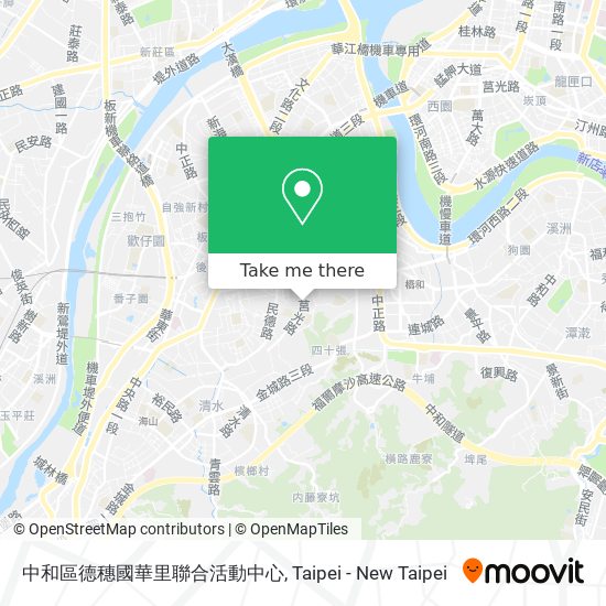 中和區德穗國華里聯合活動中心地圖