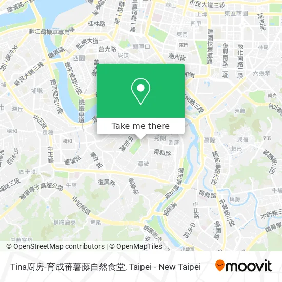 Tina廚房-育成蕃薯藤自然食堂地圖