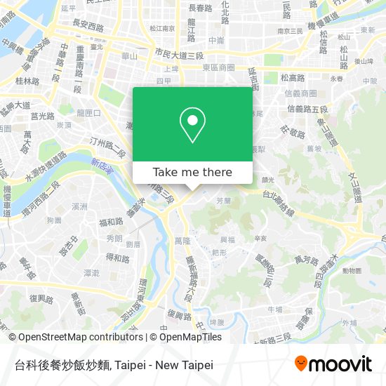 台科後餐炒飯炒麵 map