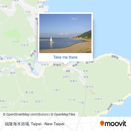 福隆海水浴場 map