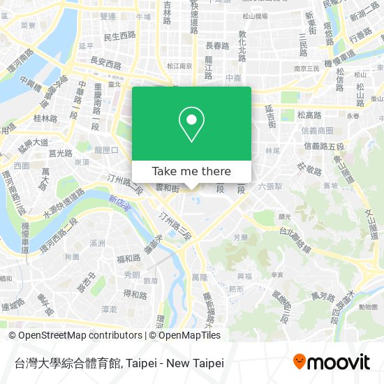 台灣大學綜合體育館 map