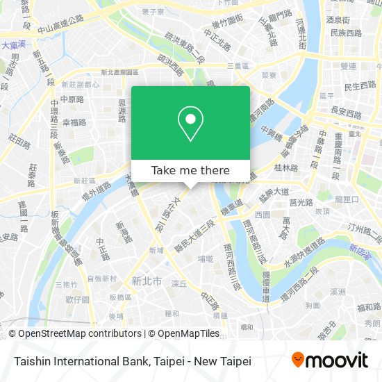 Taishin International Bank map