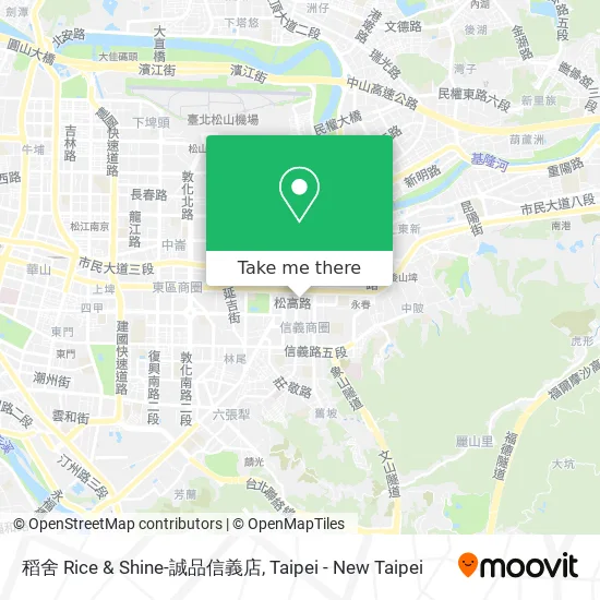 稻舍 Rice & Shine-誠品信義店地圖