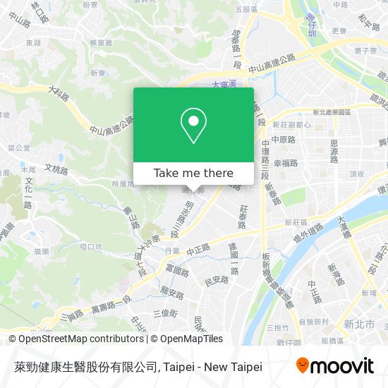 萊勁健康生醫股份有限公司 map