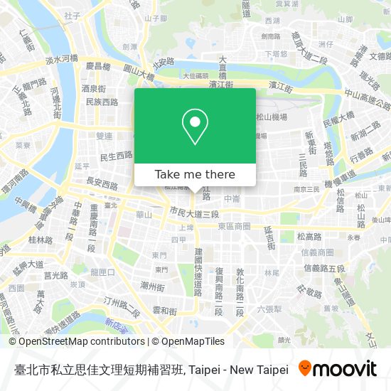 臺北市私立思佳文理短期補習班 map
