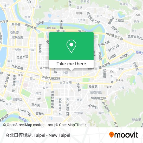 台北田徑場站地圖