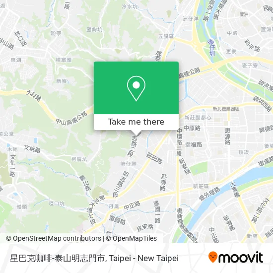 星巴克咖啡-泰山明志門市 map