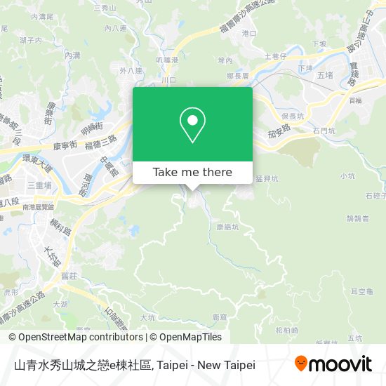 山青水秀山城之戀e棟社區 map