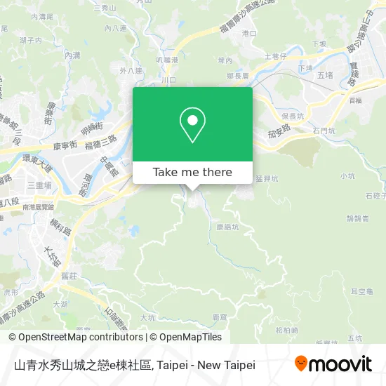 山青水秀山城之戀e棟社區地圖