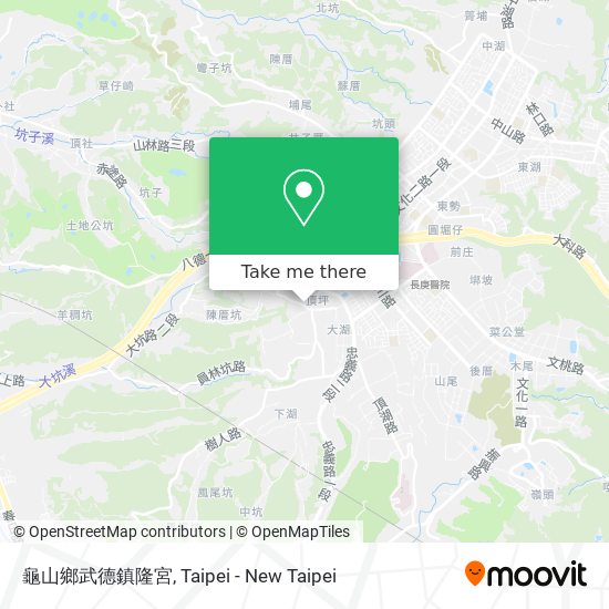 龜山鄉武德鎮隆宮地圖