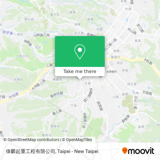 偉麟起重工程有限公司地圖