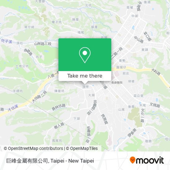 巨峰金屬有限公司地圖