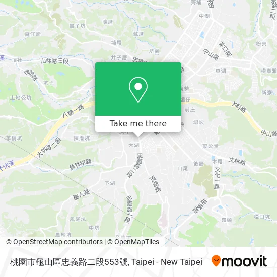 桃園市龜山區忠義路二段553號 map