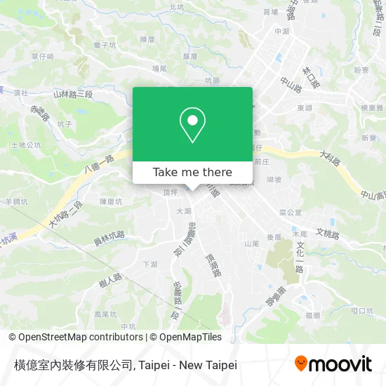 橫億室內裝修有限公司地圖