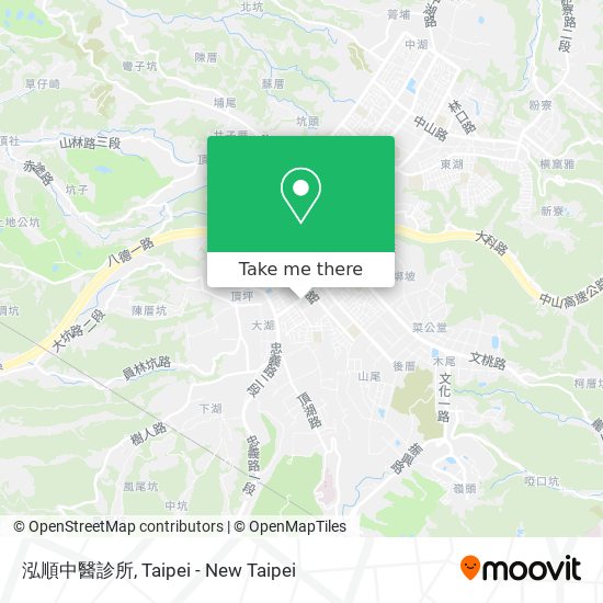 泓順中醫診所 map