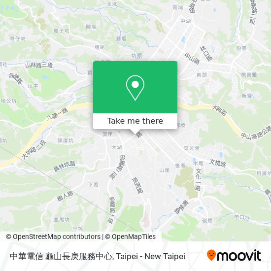 中華電信 龜山長庚服務中心 map