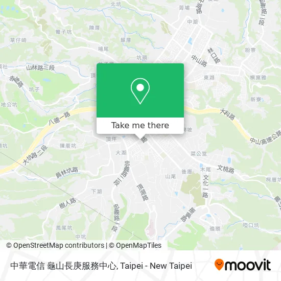 中華電信 龜山長庚服務中心地圖