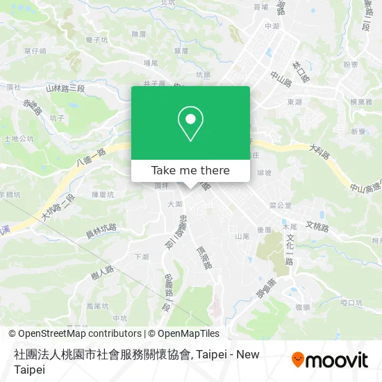 社團法人桃園市社會服務關懷協會 map