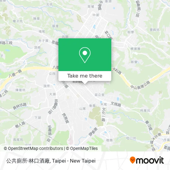 公共廁所-林口酒廠地圖