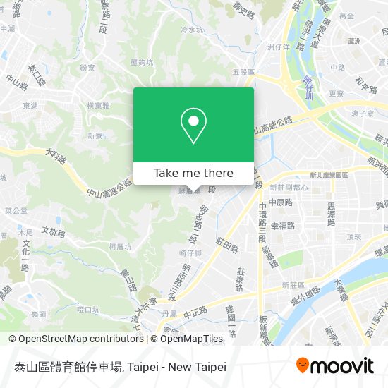 泰山區體育館停車場 map