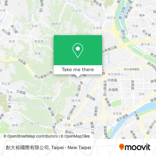創大裕國際有限公司地圖