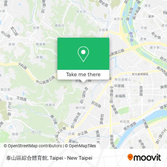 泰山區綜合體育館地圖