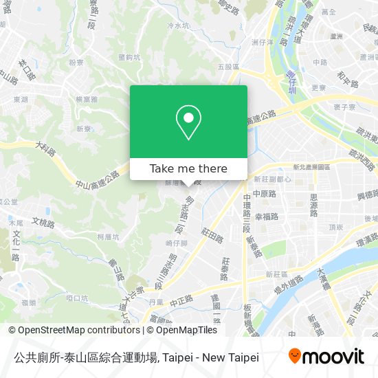 公共廁所-泰山區綜合運動場 map