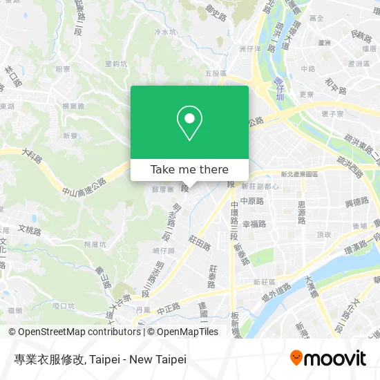 專業衣服修改 map