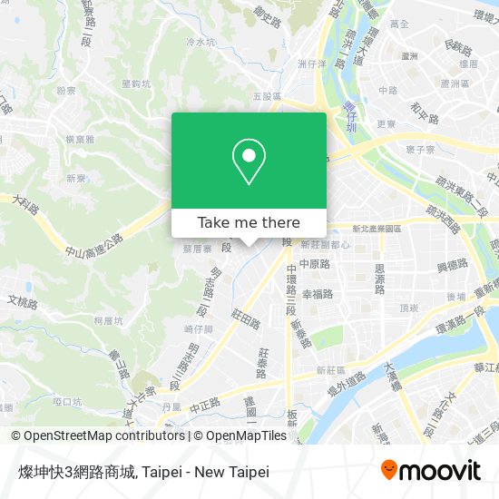 燦坤快3網路商城地圖