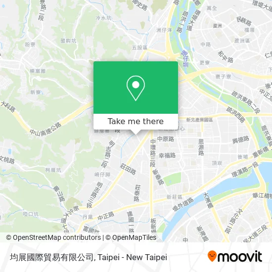 均展國際貿易有限公司地圖