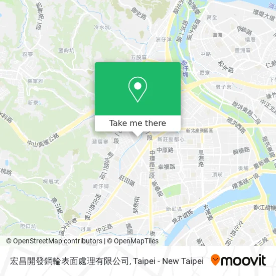 宏昌開發鋼輪表面處理有限公司 map