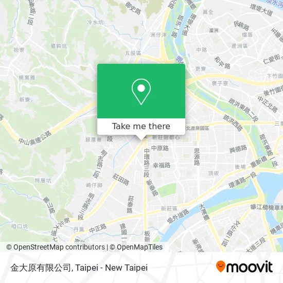 金大原有限公司 map