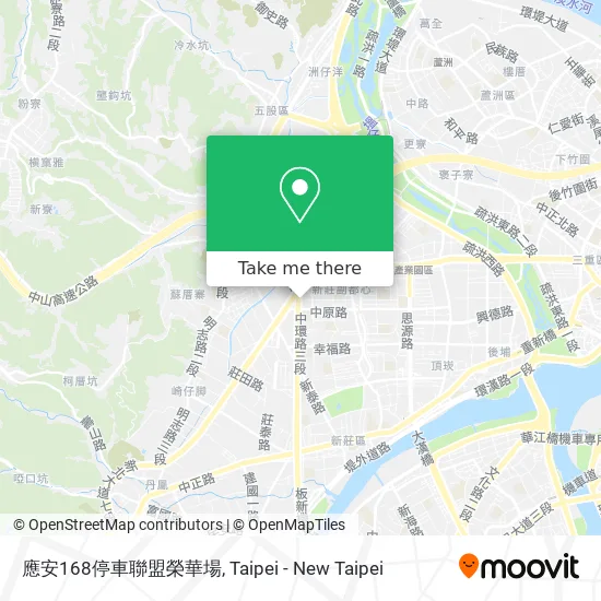 應安168停車聯盟榮華場地圖