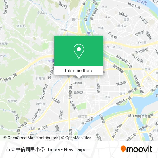 市立中信國民小學地圖