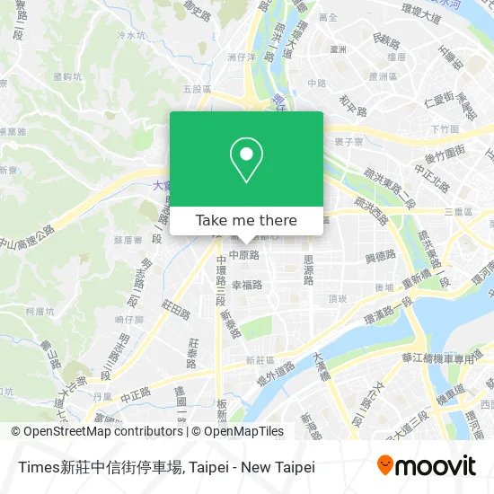 Times新莊中信街停車場地圖