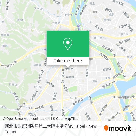 新北市政府消防局第二大隊中港分隊 map