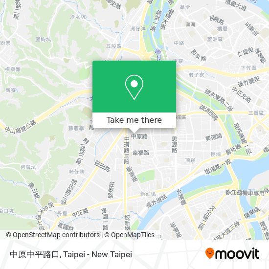 中原中平路口 map