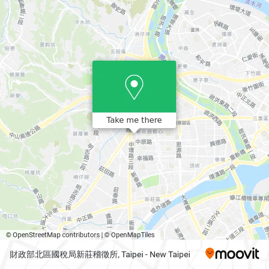 財政部北區國稅局新莊稽徵所 map