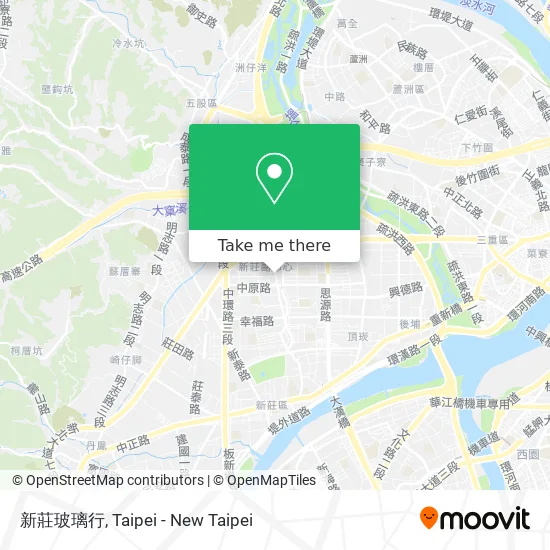 新莊玻璃行地圖
