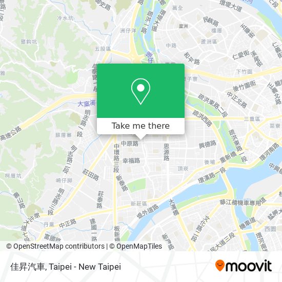 佳昇汽車 map