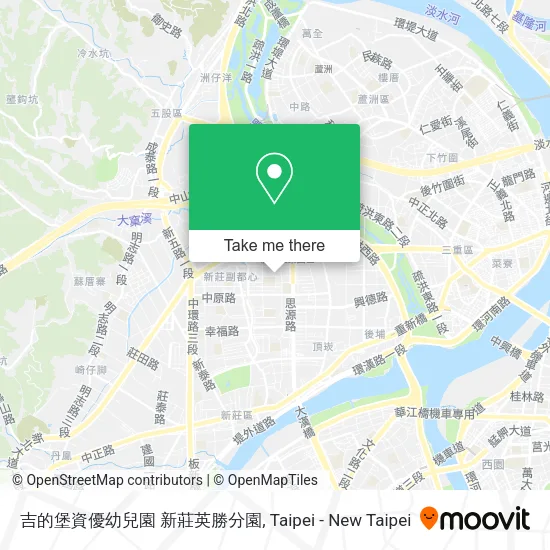 吉的堡資優幼兒園 新莊英勝分園地圖