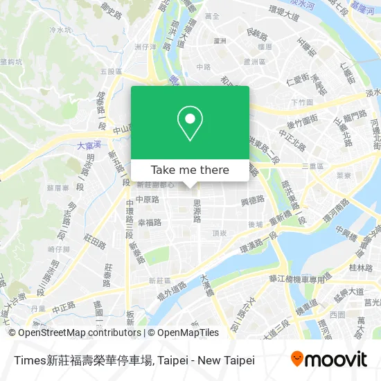 Times新莊福壽榮華停車場 map