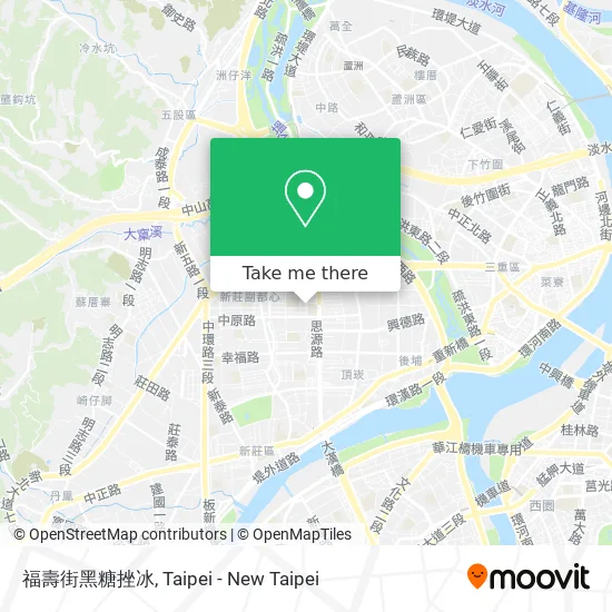 福壽街黑糖挫冰 map
