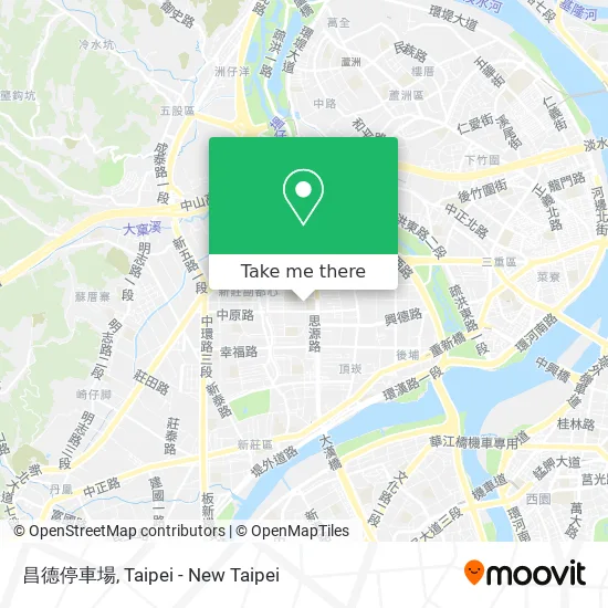 昌德停車場地圖